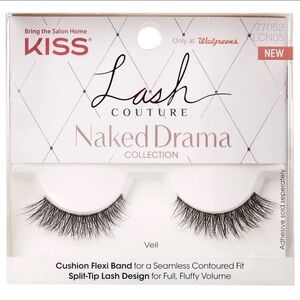 Kiss Lash Coutoure Naked Drama- Veil